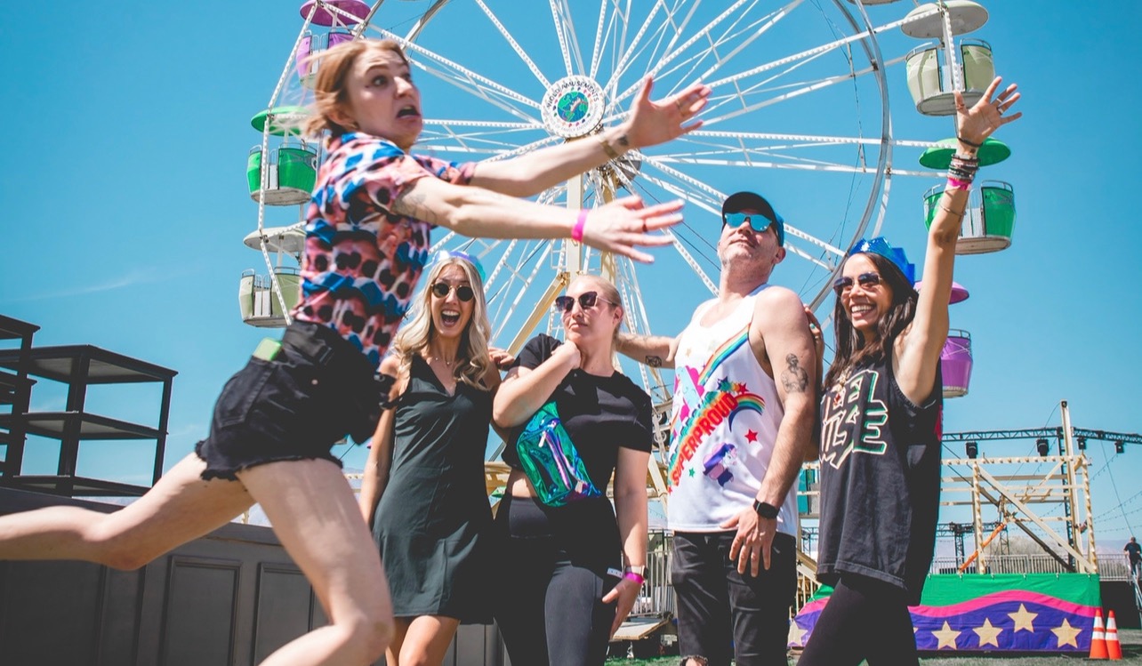 Fraxctal Impact woman jumps in front of camera